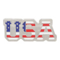Wholesale custom cheap metal american flag lapel pin badge
